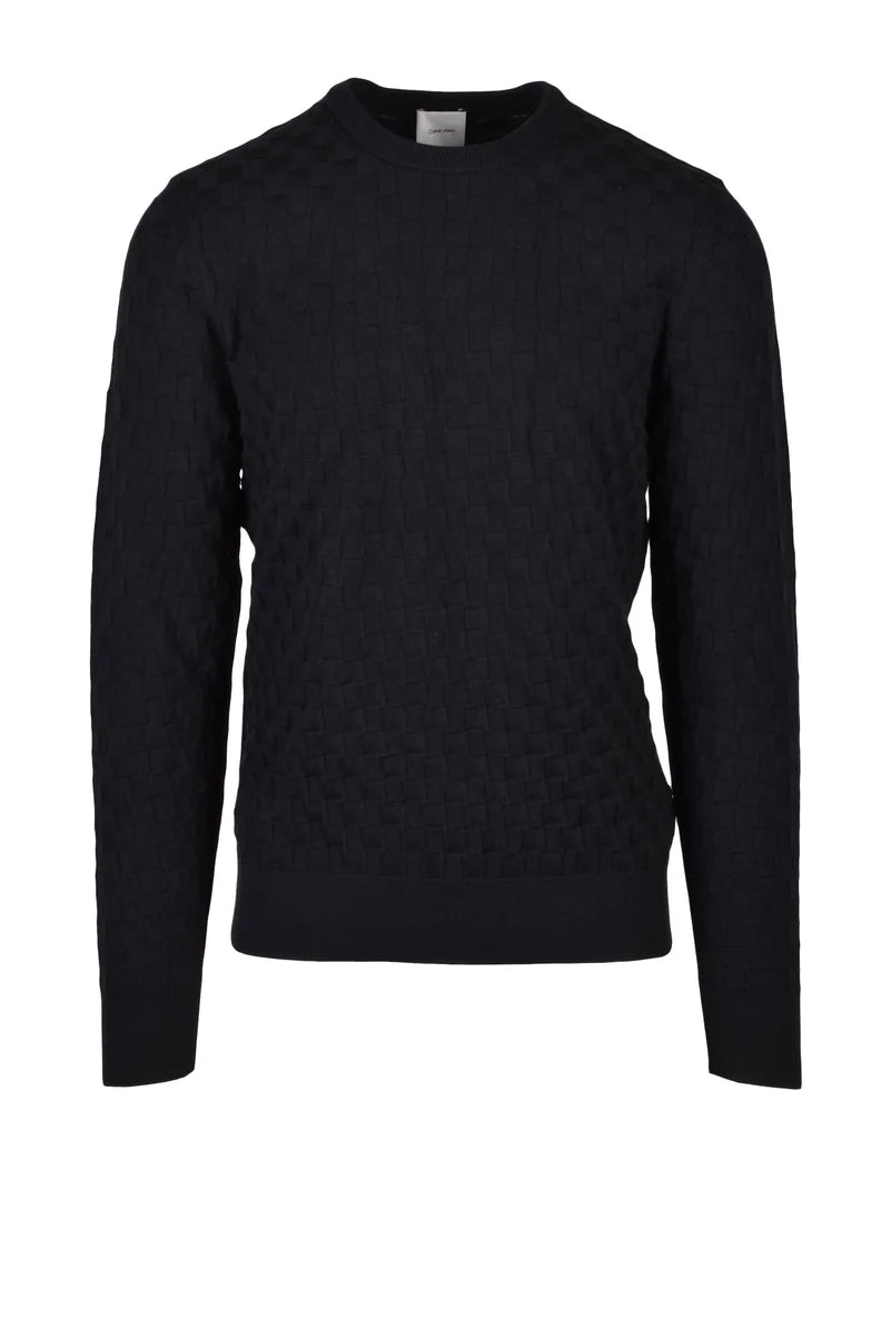 Calvin Klein Pullover Cotone Lana - Nero