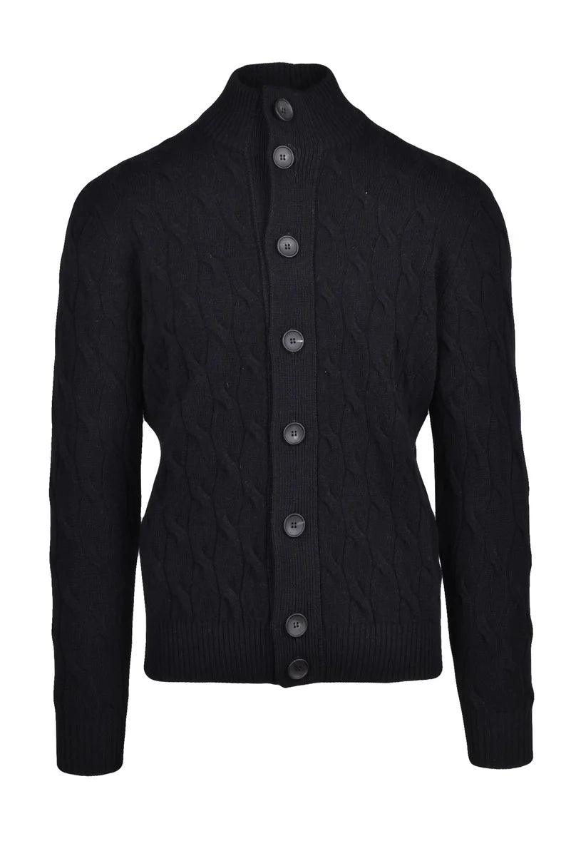 Filippo De Laurentiis Cardigan Bottoni - Nero