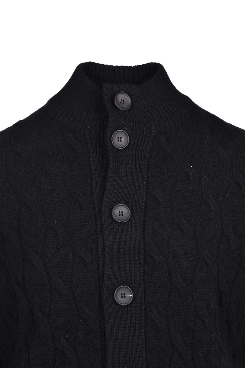 Filippo De Laurentiis Cardigan Bottoni - Nero