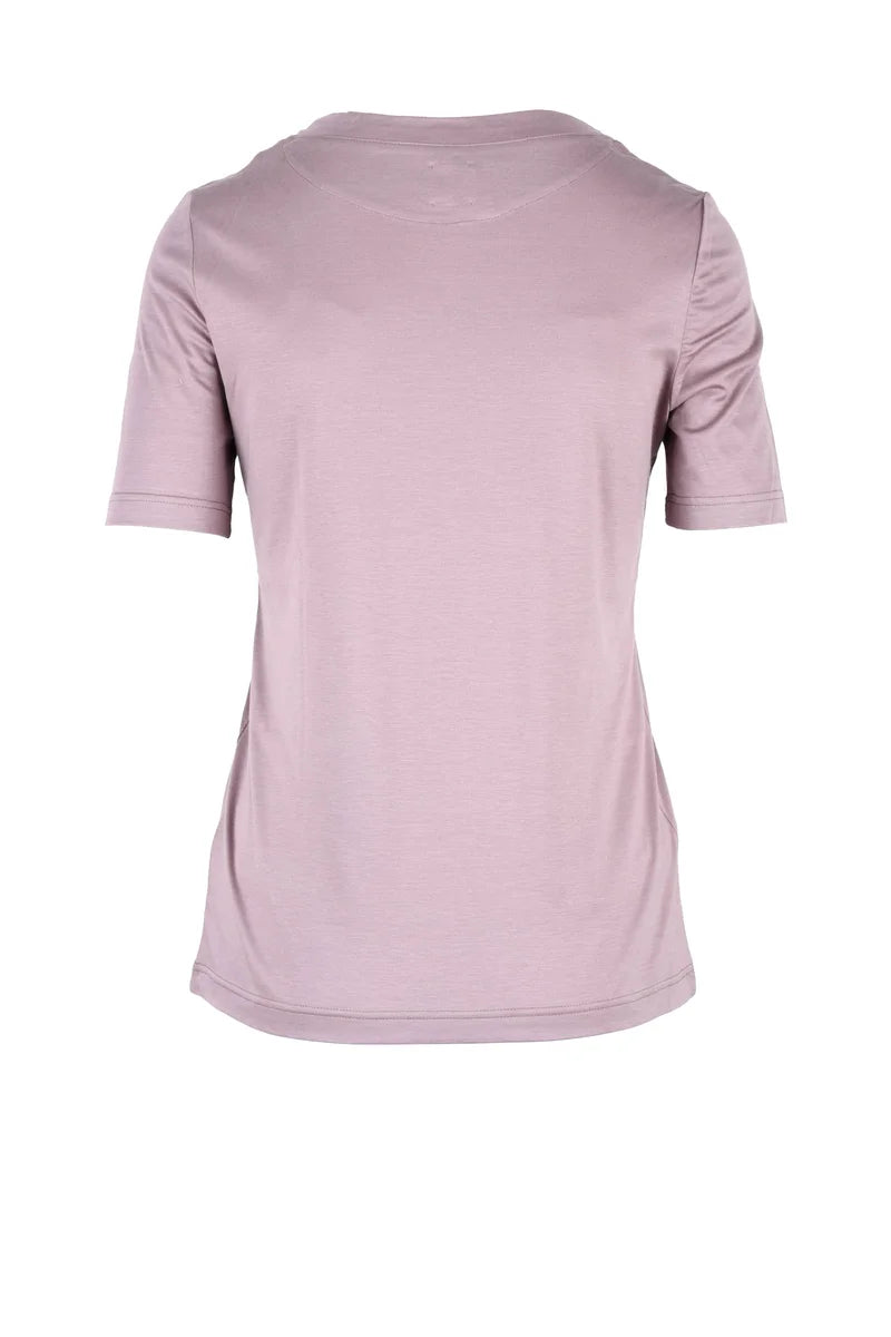 Eleventy T-shirt Lyocell Cotone - Lavanda