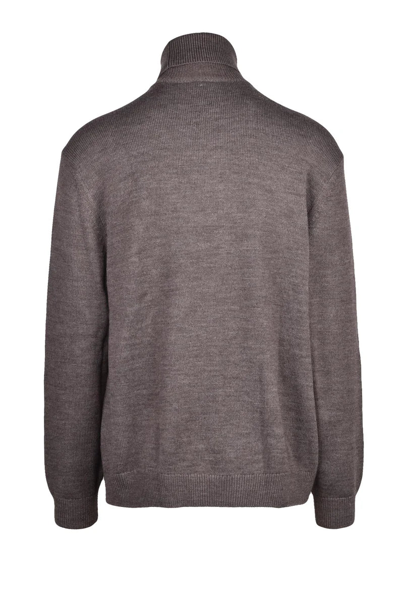 Armani Exchange Maglione Collo Alto - Marrone