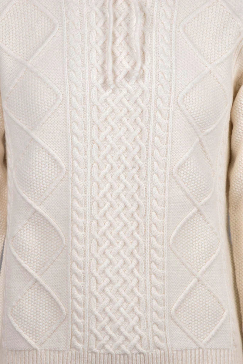 Paul & Shark Maglione Intrecciato - Bianco