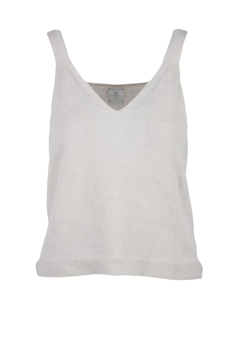 Eleventy Top in Cashmere - Sabbia