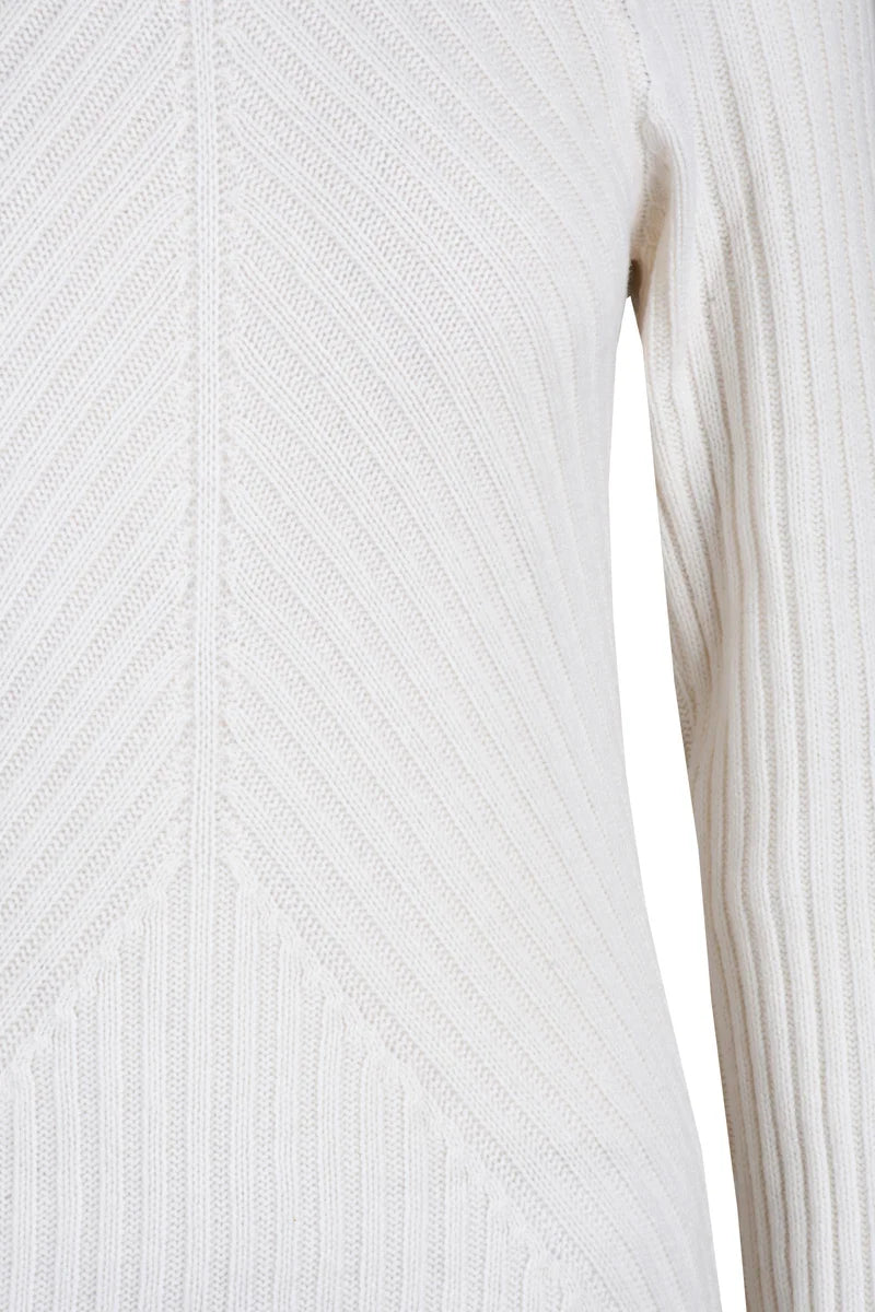 Eleventy Abito Lungo Maglia - Bianco