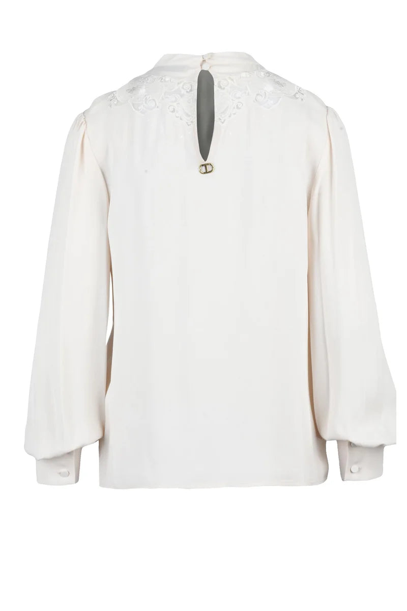 Twinset Viscose Blouse - White