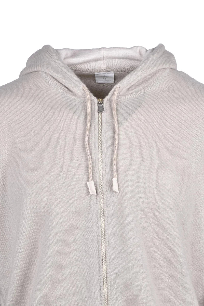 Eleventy Cardigan Zip Cashmere - Beige