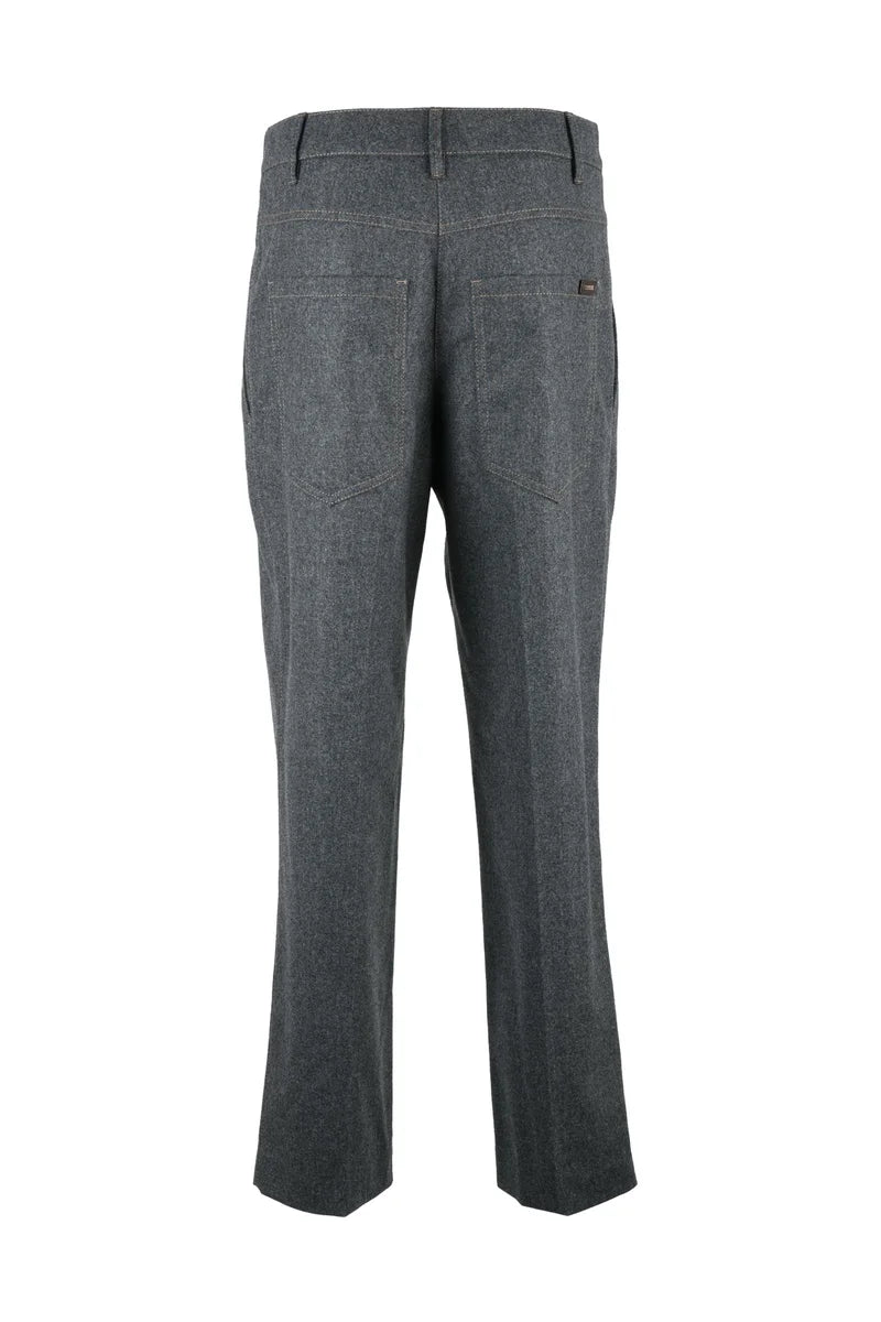 Brunello Cucinelli Pantalone Chino - Grigio