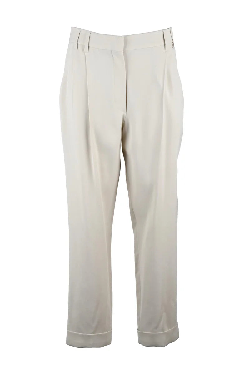 Brunello Cucinelli Pantalone Chino - Bianco