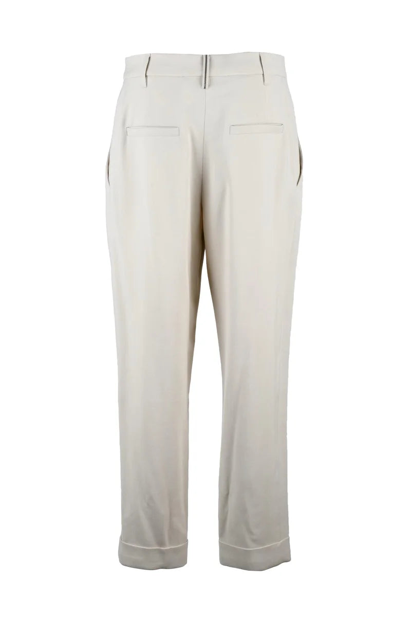 Brunello Cucinelli Pantalone Chino - Bianco