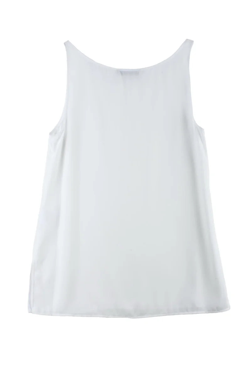 Carla G Polyester Top - White