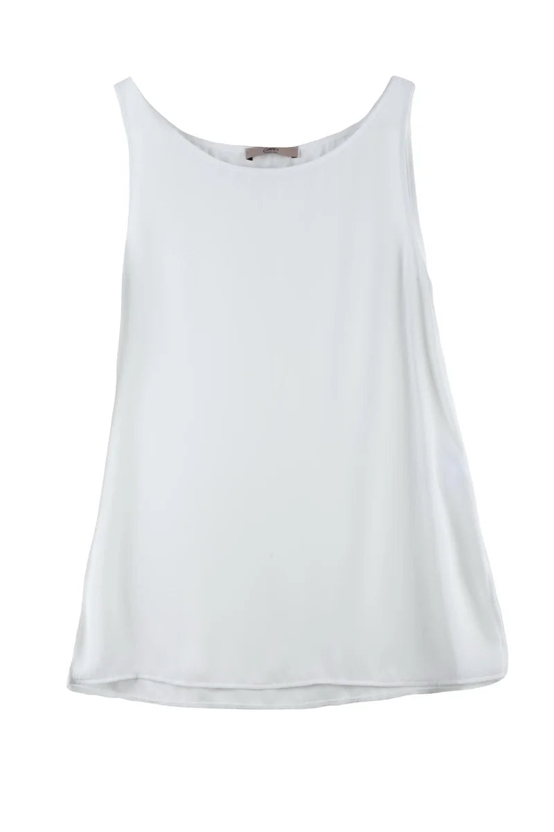 Carla G Polyester Top - White