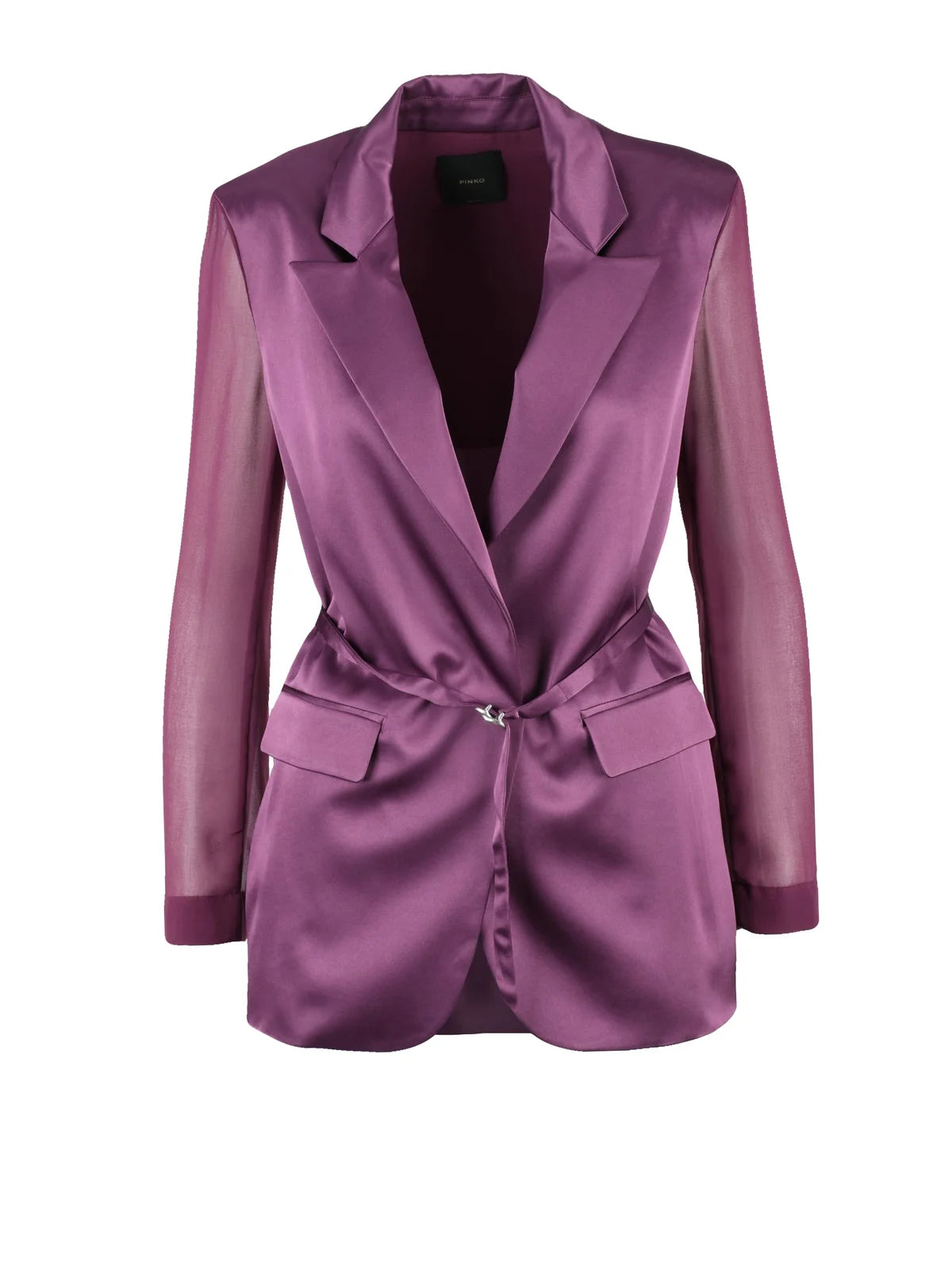 Pinko Giacca in Satin - Rosso