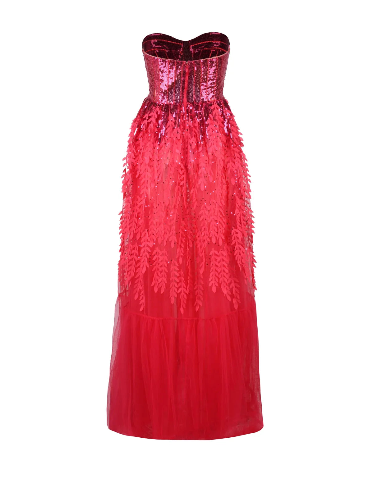 Red Carpet E. Franchi Abito Lungo - Fucsia