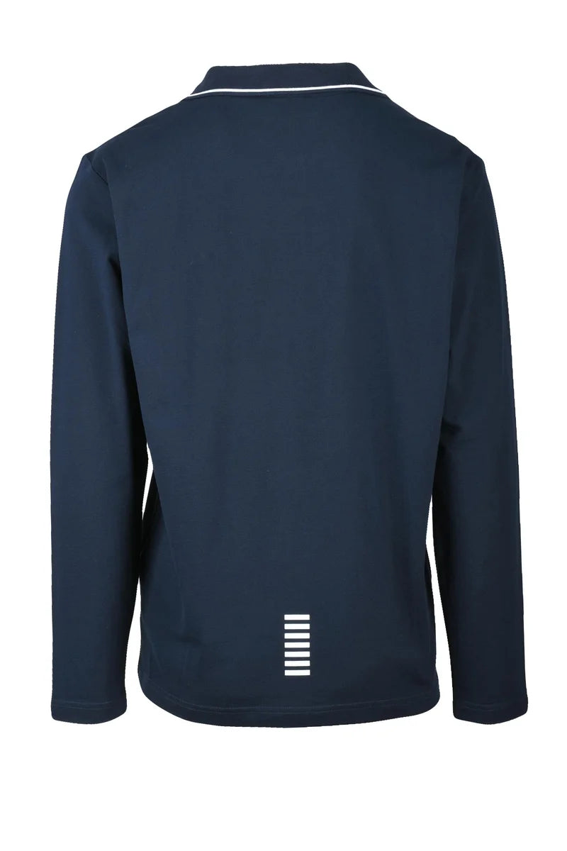 EA7 Emporio Armani Polo Cotone Stretch - Blu