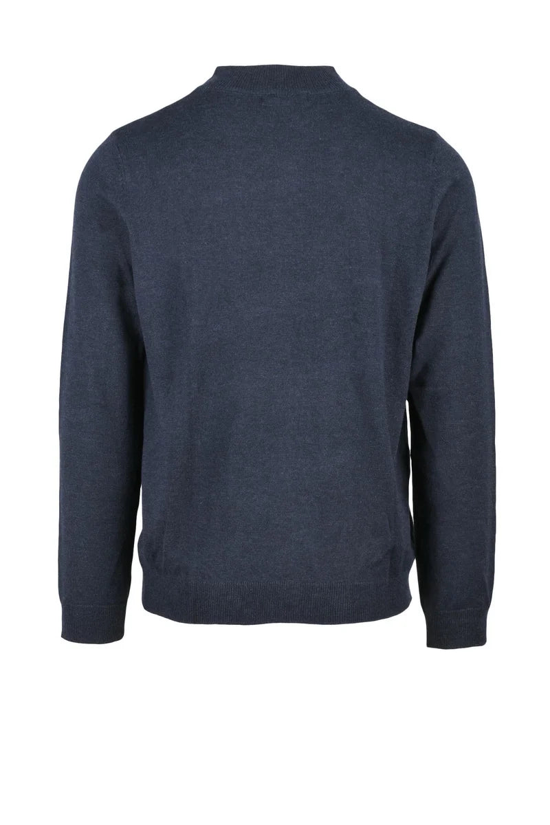Havana & Co Cardigan con Zip - Blu