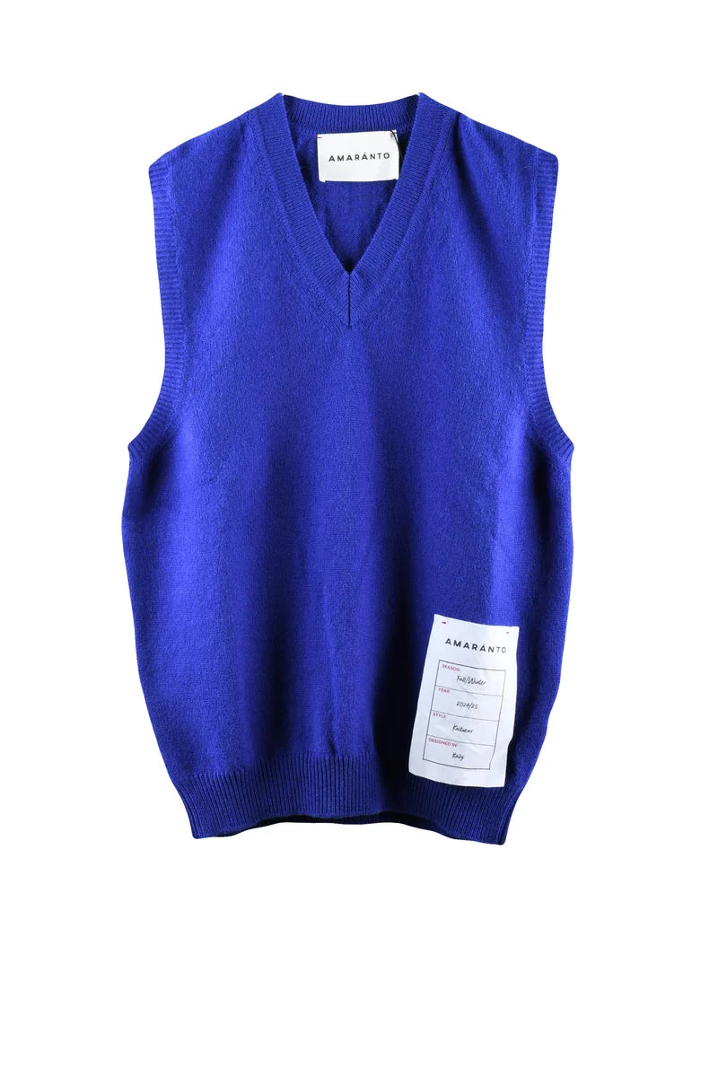 Amaranth V-Neck Jumper - Black