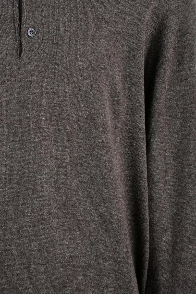 Hawico Polo in Maglia Cashmere Azzurro