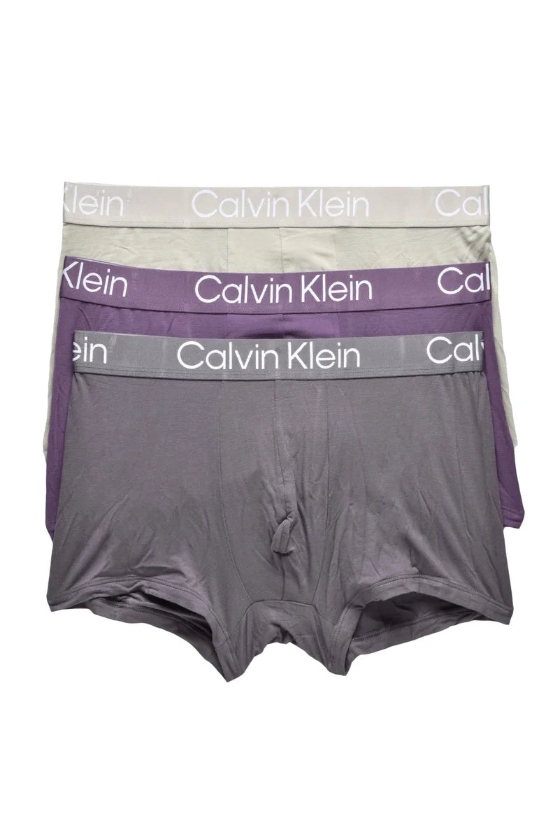 Calvin Klein Set Boxer 3 Pz - Grigio/Beige