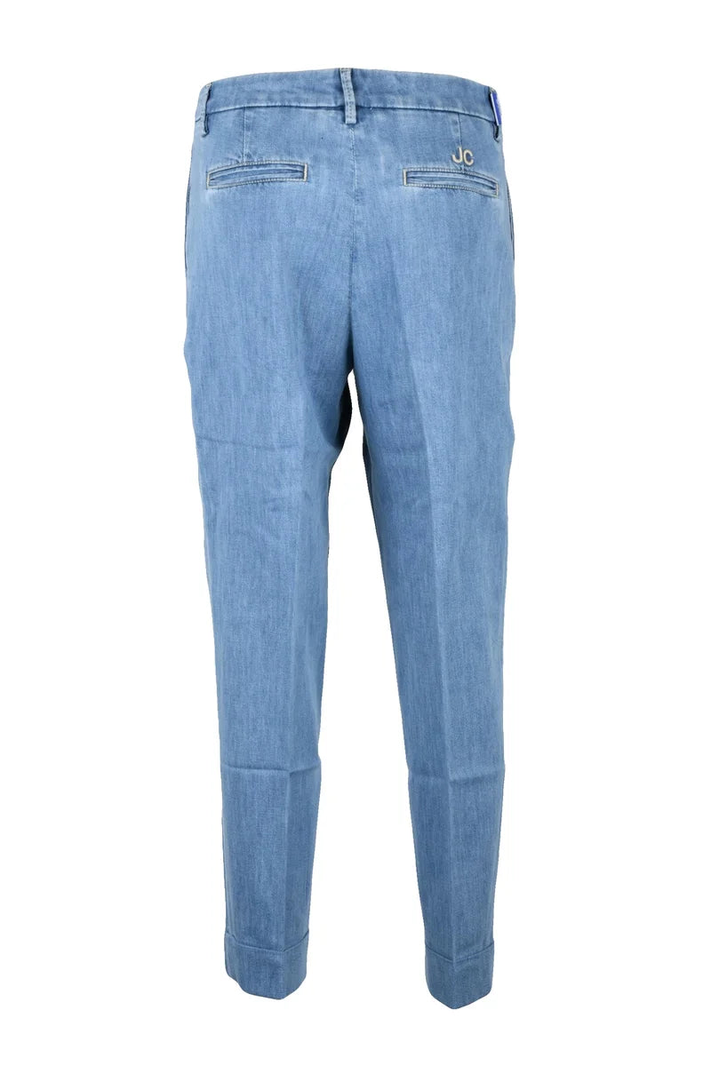 Jacob Cohën Jeans Boy with Cuff - Azzurro