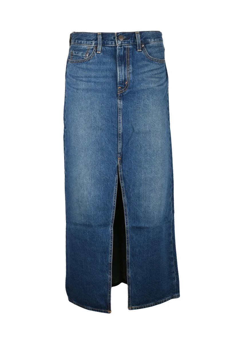 Levi's Gonna Lunga in Denim - Blu
