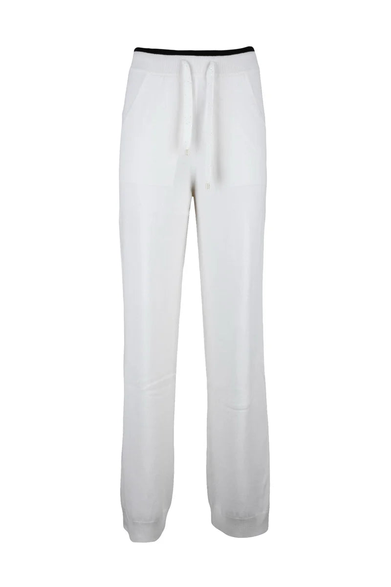 Lorena Antoniazzi Pantalone Tuta - Bianco