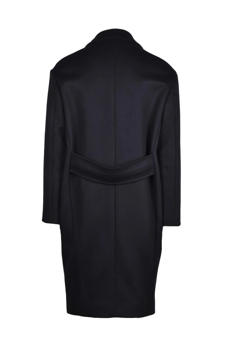 Maurizio Miri Cappotto Lana Nero