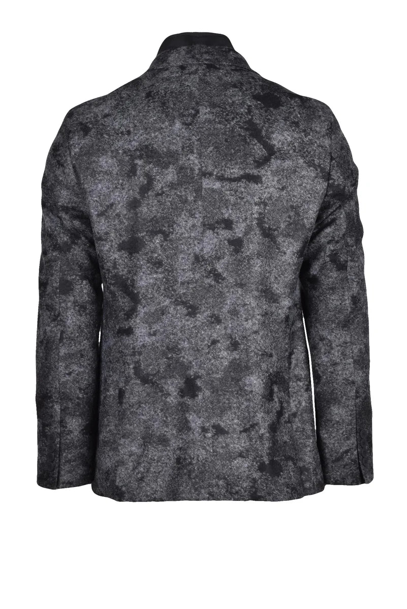 Digel Move Giacca Nero/Grigio Acrilico Lana Poliestere