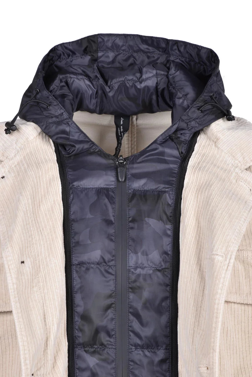 Mason's Giubbotto Camicia Velluto - Beige