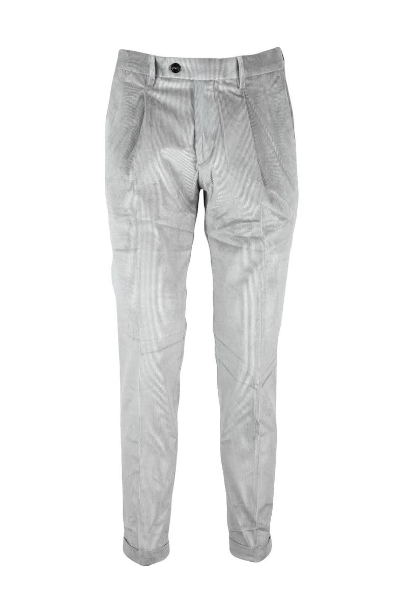 Michael Coal 1+ Pantalone Grigio Cotone Modal Stretch