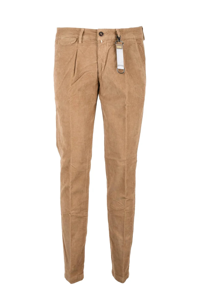 Exigo Pantalone Cotone Stretch - Marrone