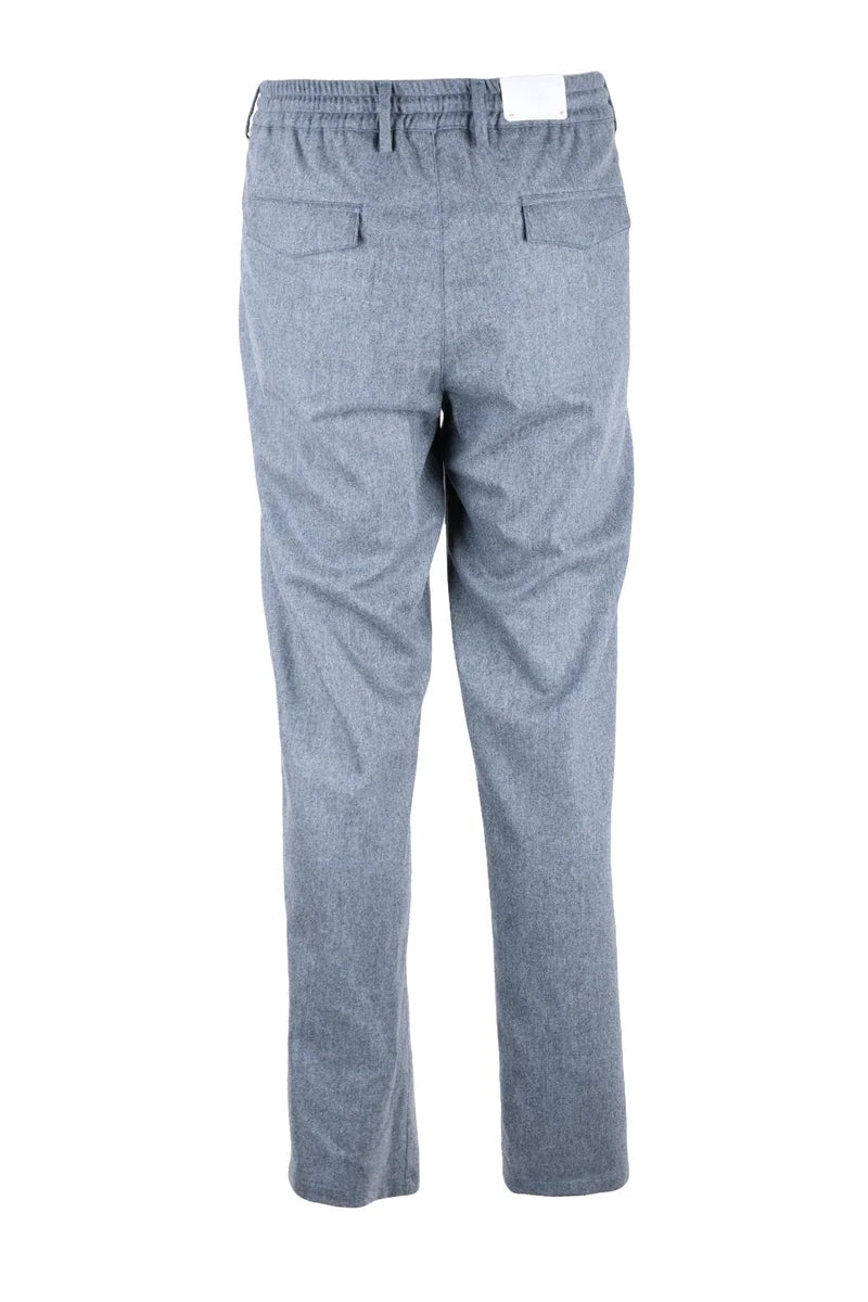Eleventy Cashmere Wool Trousers - Grey