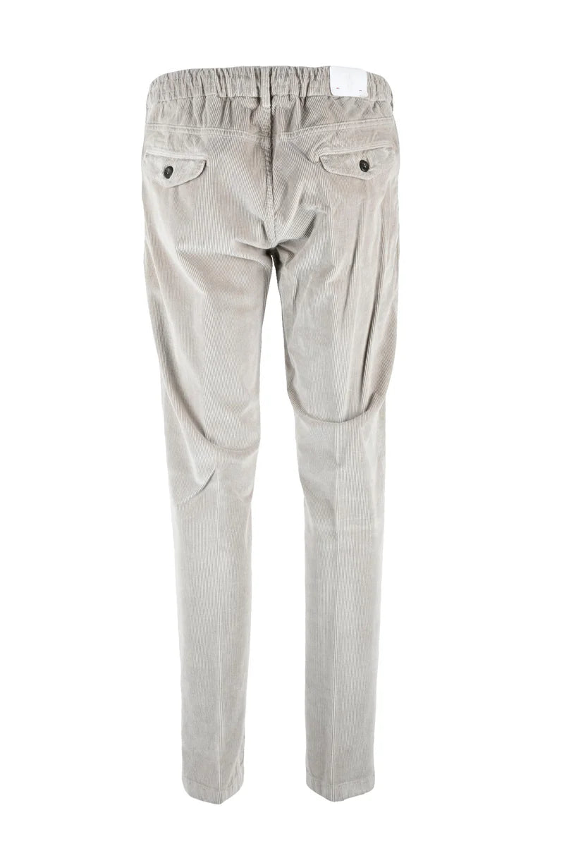 Eleventy Pantaloni Classici Velluto - Beige