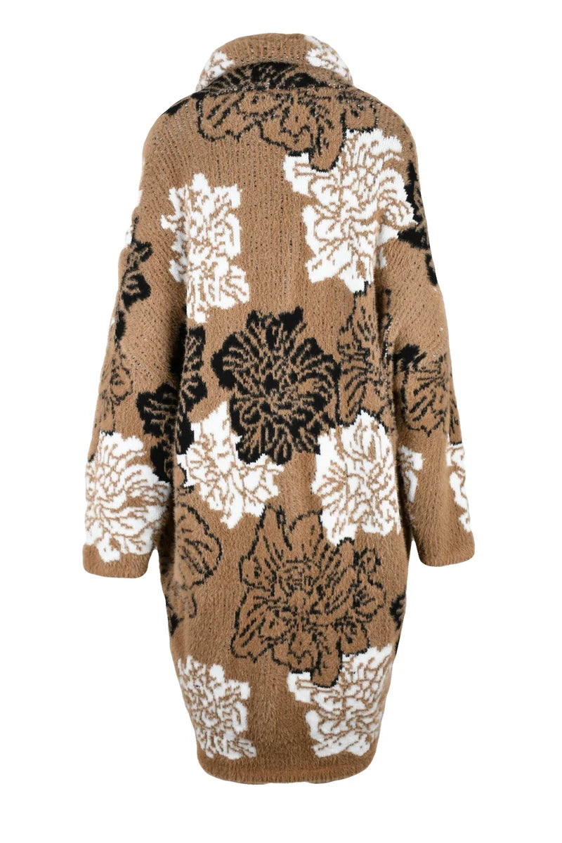 Circus Hotel Cappotto in Lana - Beige/Brown