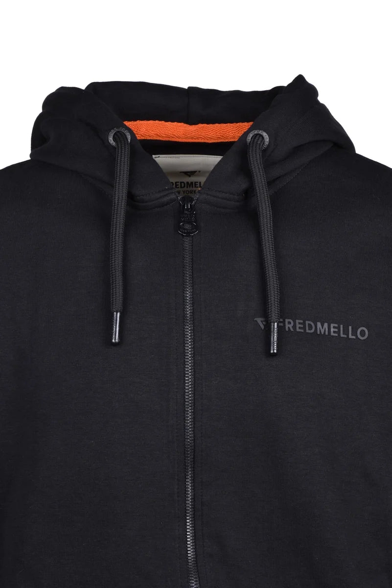 Fred Mello Felpa con Cappuccio - Nero