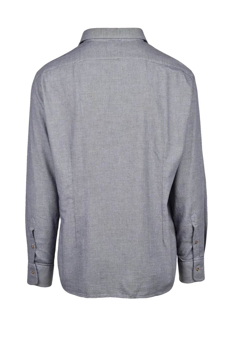 Ingram Camicia Rigata - Nero/Bianco