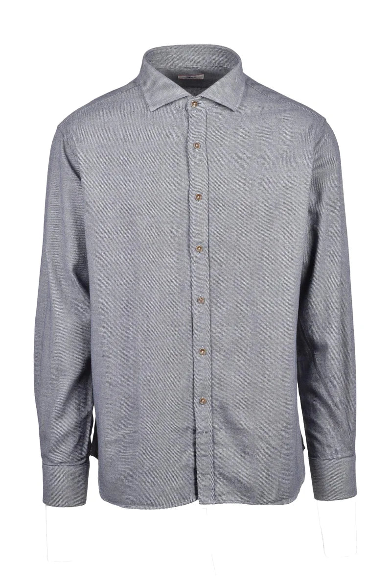 Ingram Camicia Rigata - Nero/Bianco