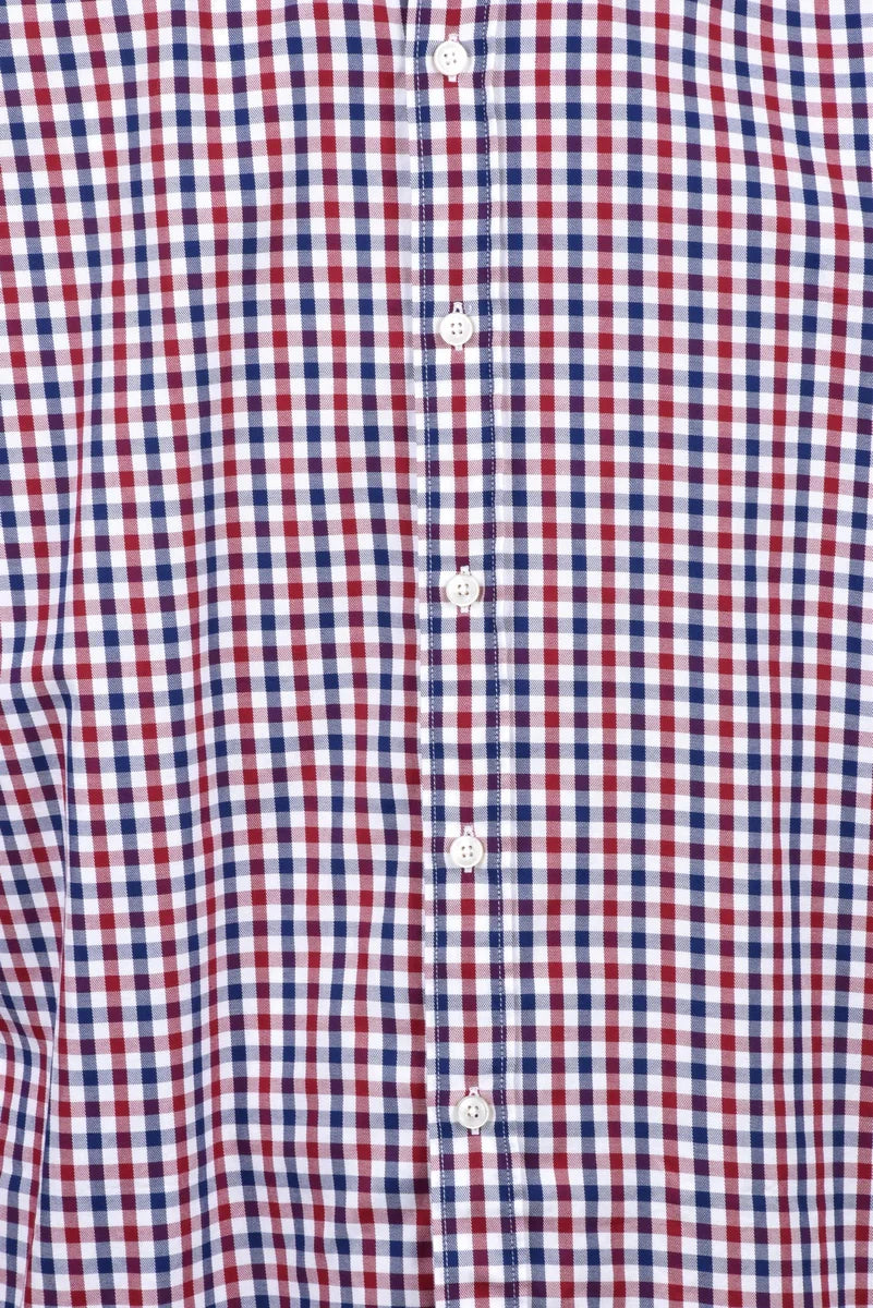 Xacus Camicia Cotone - Rosso/Blu