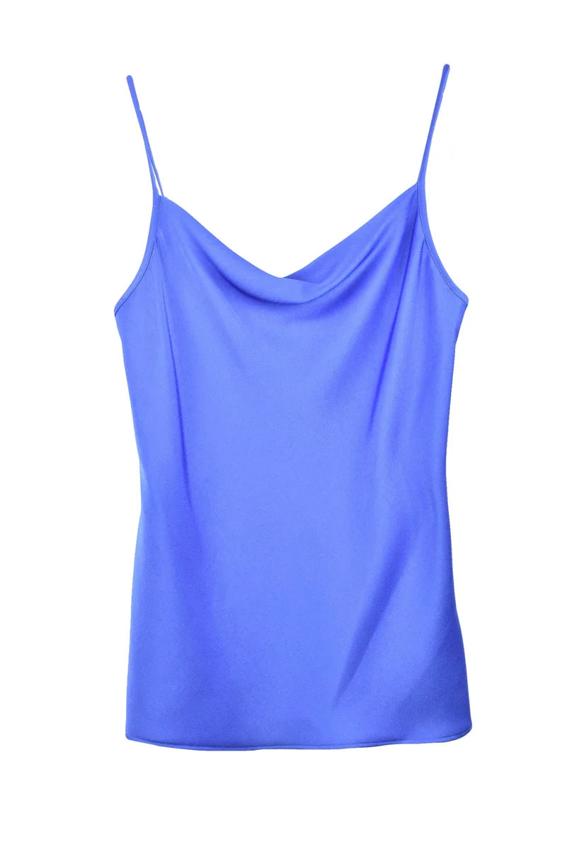 Marella Top in Triacetato - Blu Royal