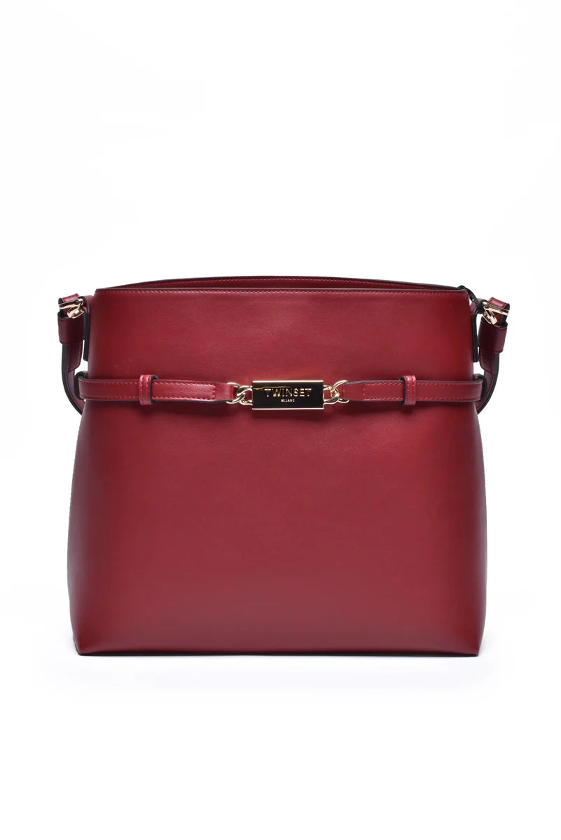 Twinset Borsa Hobo Poliuretanica - Rosso