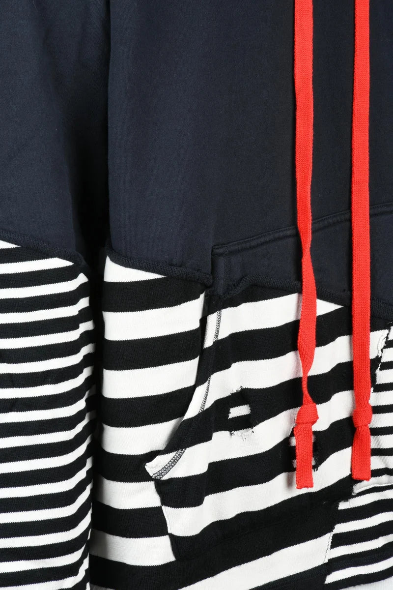 Paul & Shark Felpa Maxi Patchwork - Blu/Bianco