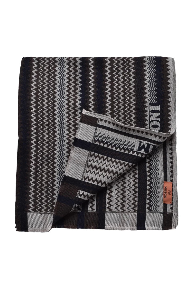 Missoni Wool Scarf - Brown/Beige