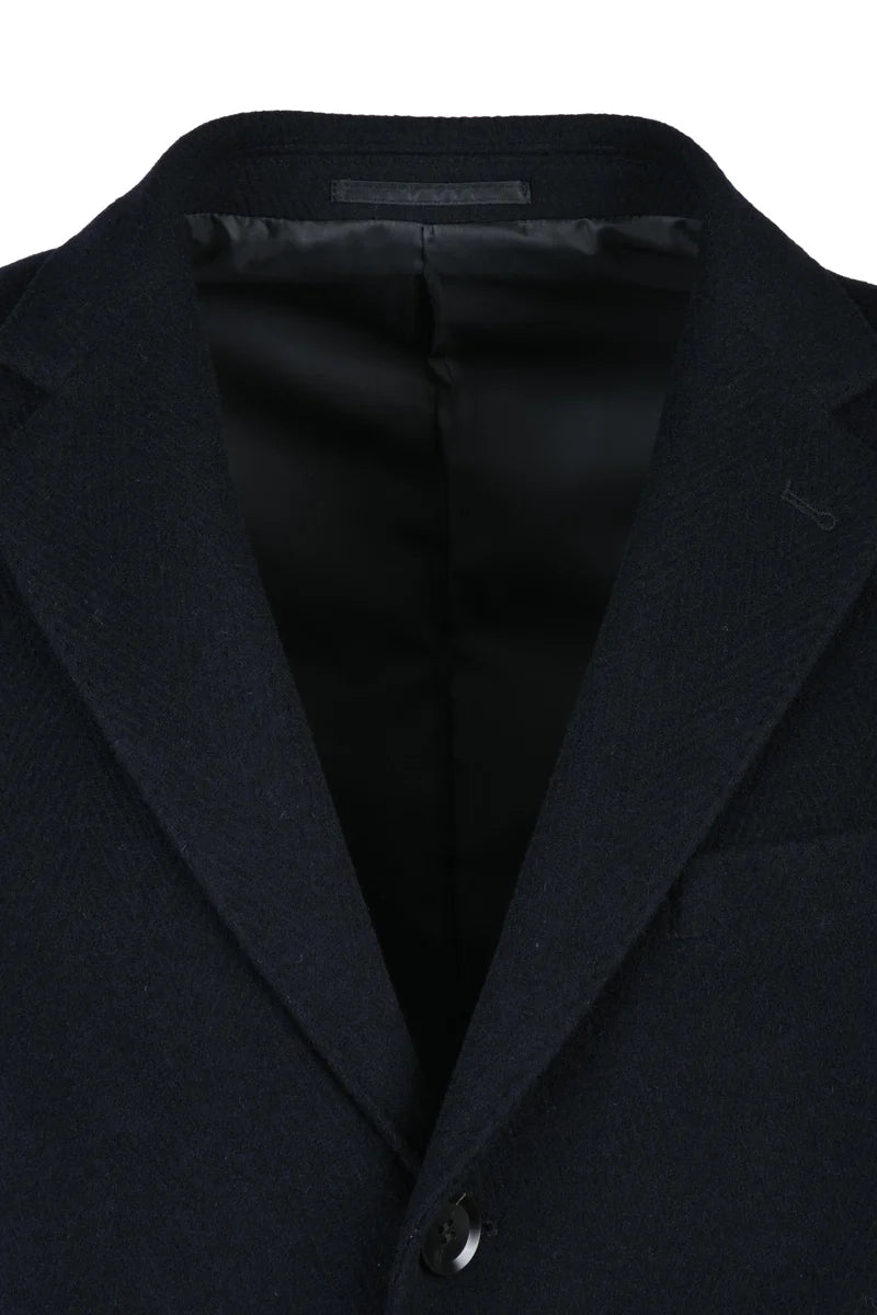 Premier Homme Cappotto Lana Poliestere - Blu