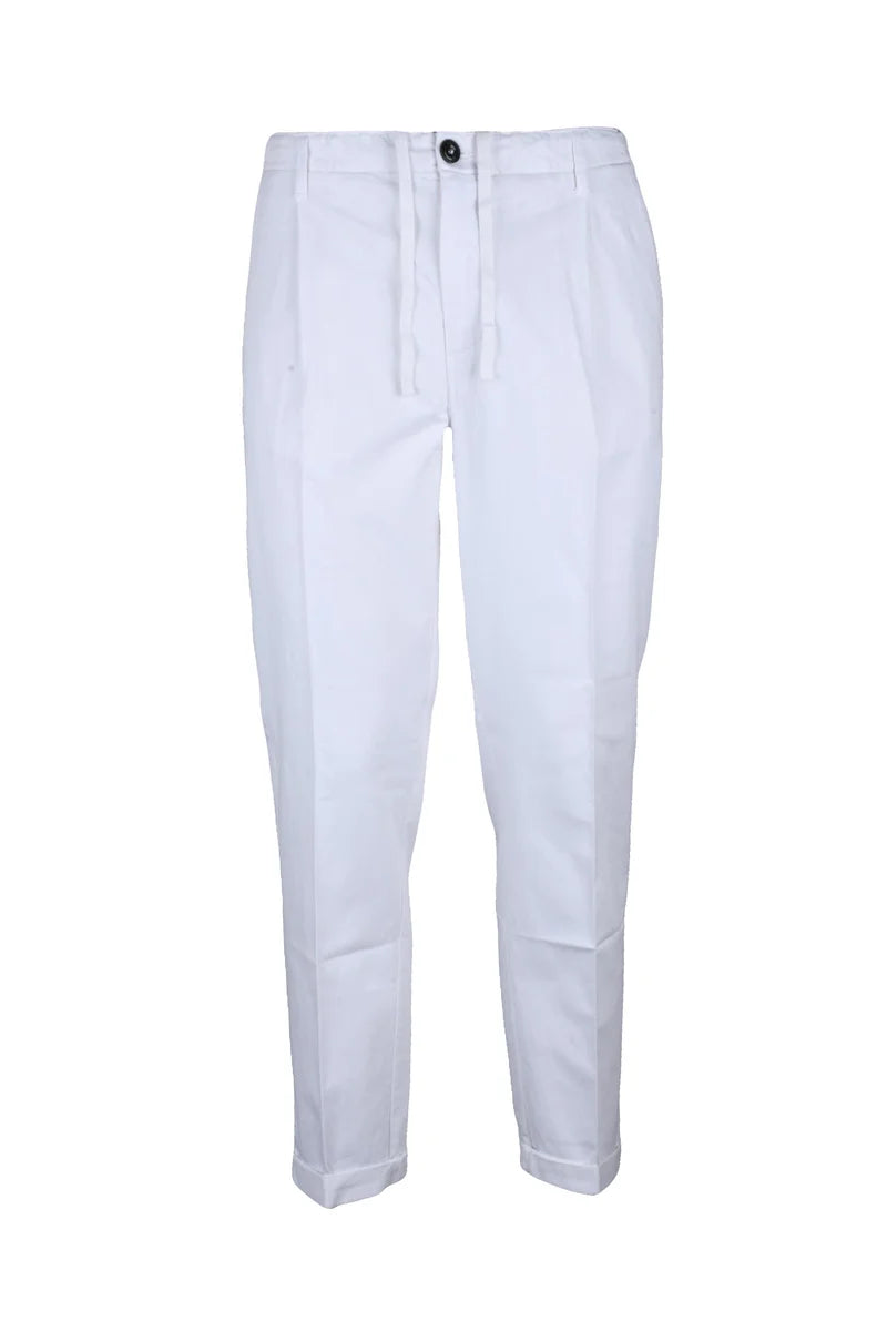 40 Weft Pantalone - Bianco