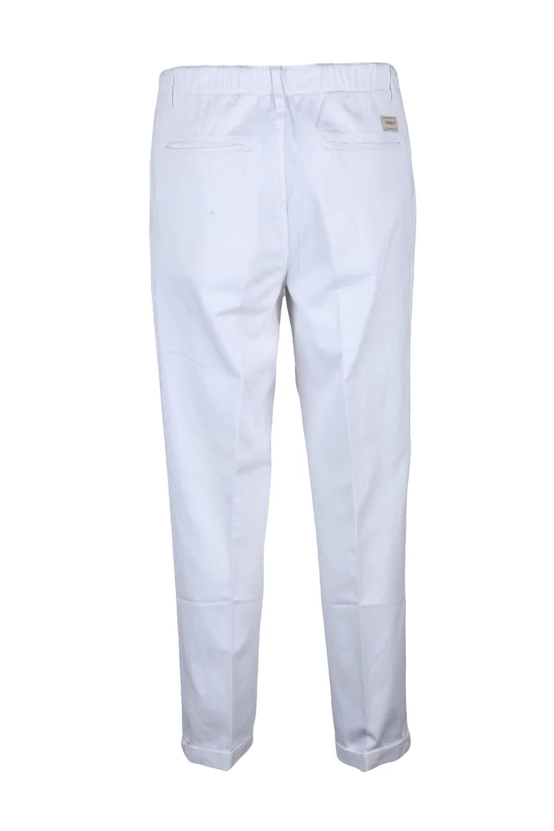 40 Weft Pantalone - Bianco