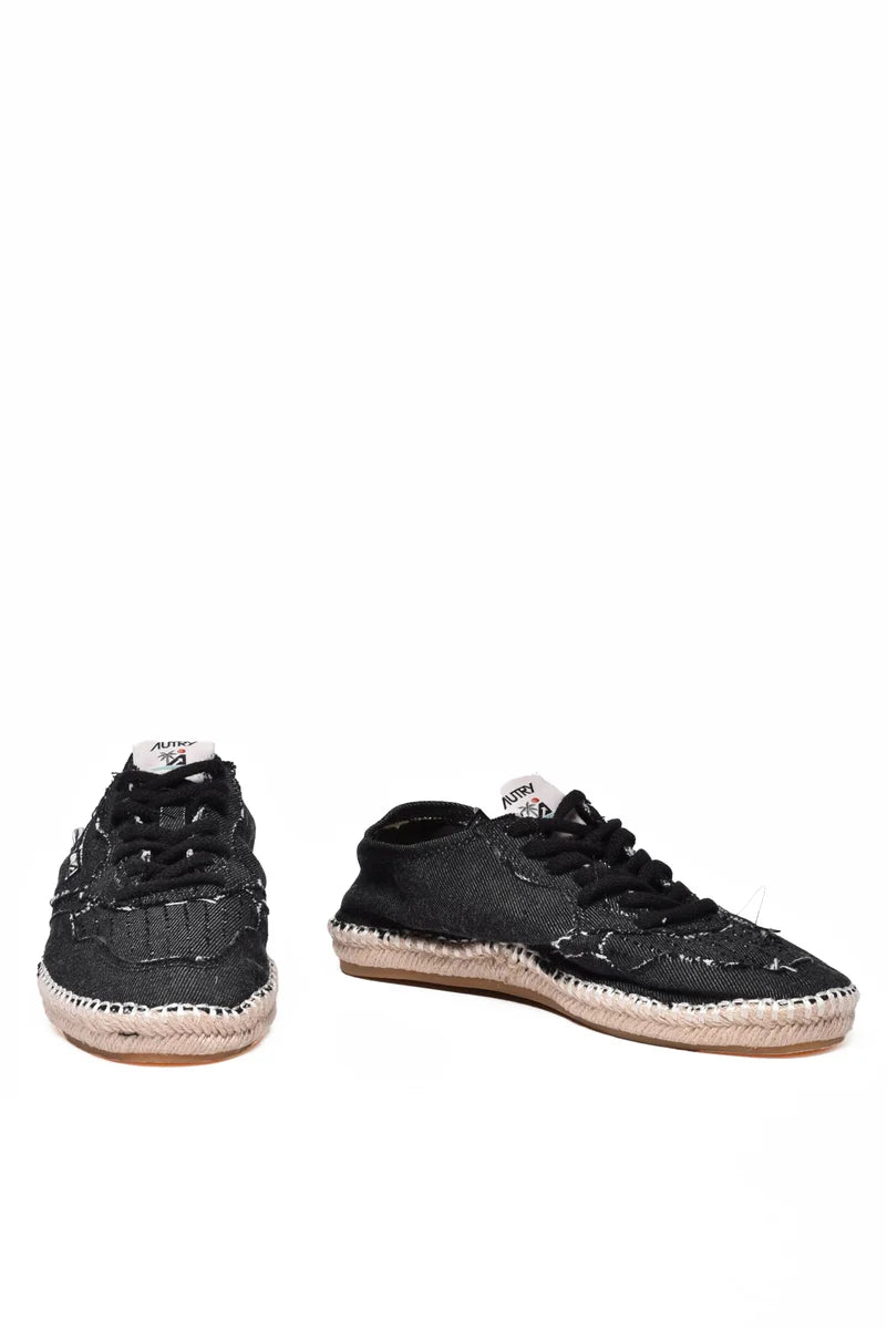 Autry Espadrille Wedge Sneakers - Black