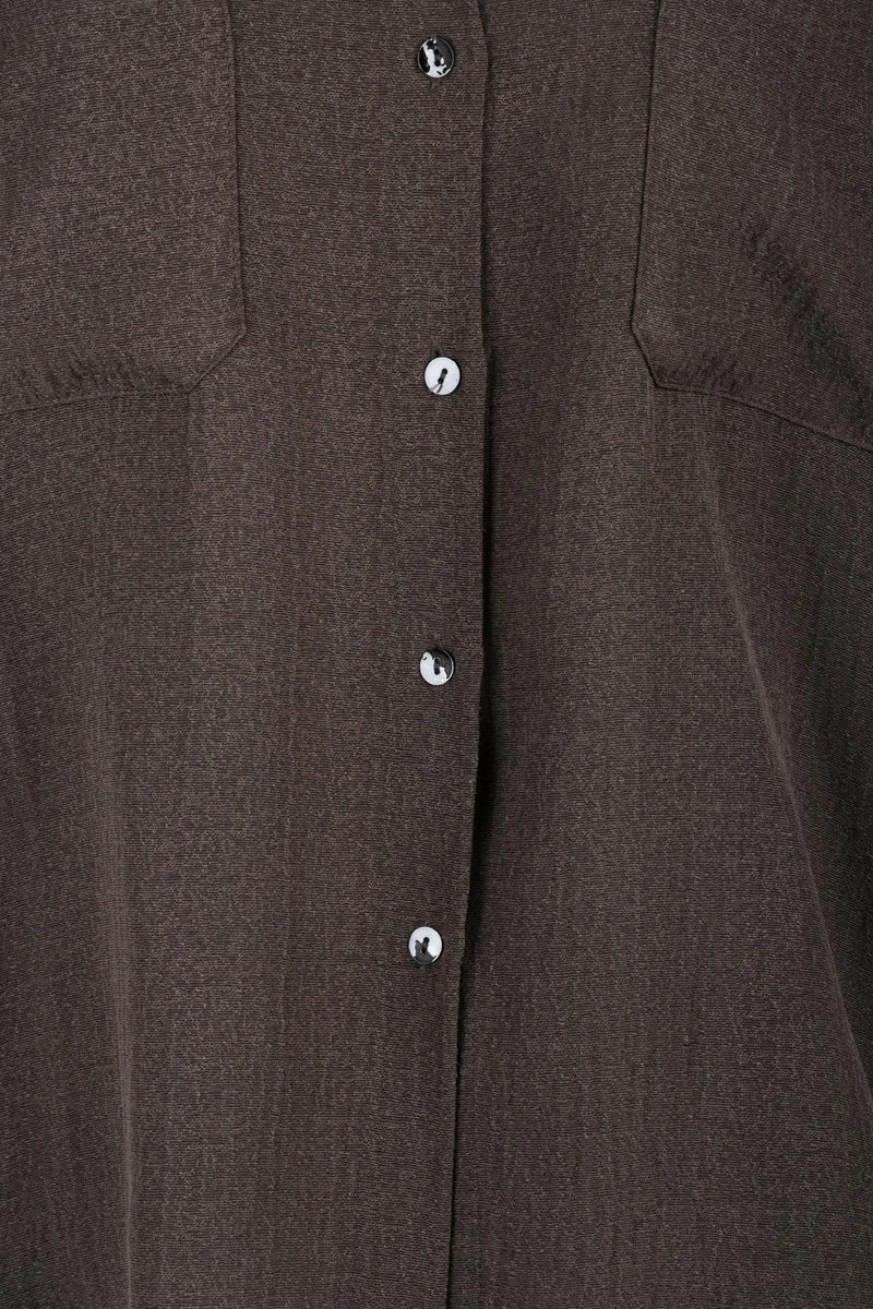 Ballantyne Camicia Seta - Marrone