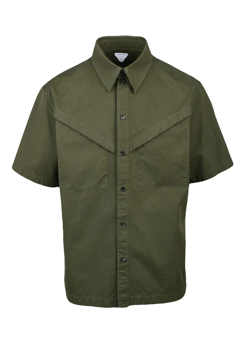 Bottega Veneta Camicia Cotone - Verde
