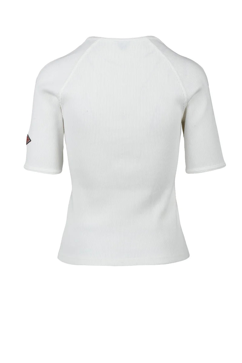 Bottega Veneta Top Cannettato Sagomato - Bianco