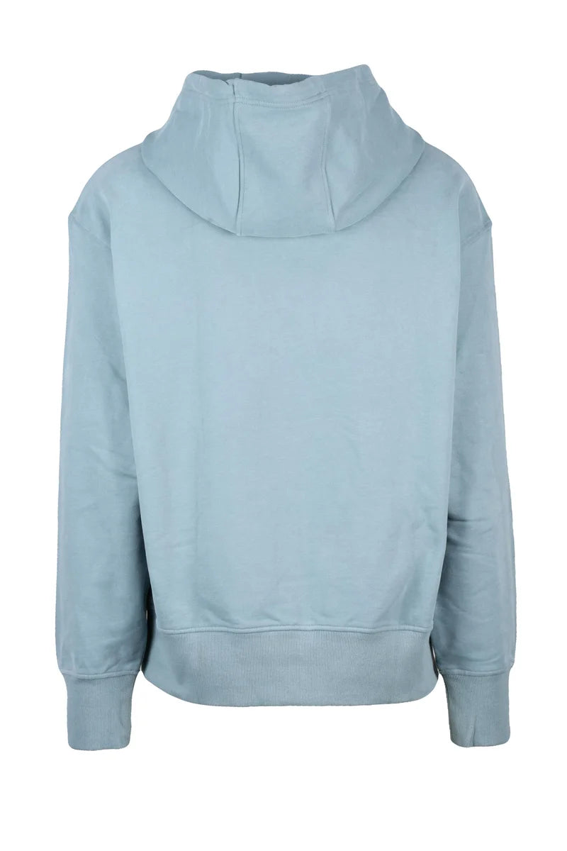 Calvin Klein Jeans Felpa Cappuccio - Acquamarina
