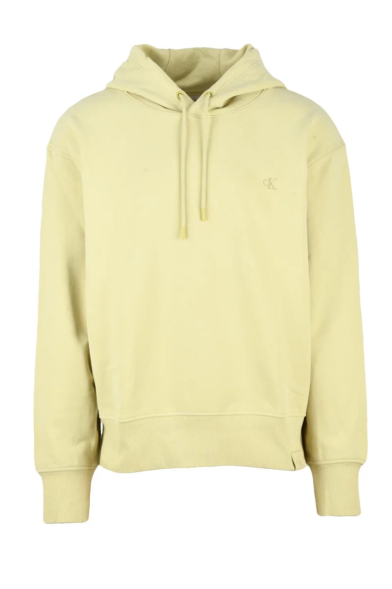 Calvin Klein Jeans Felpa Cappuccio - Acquamarina